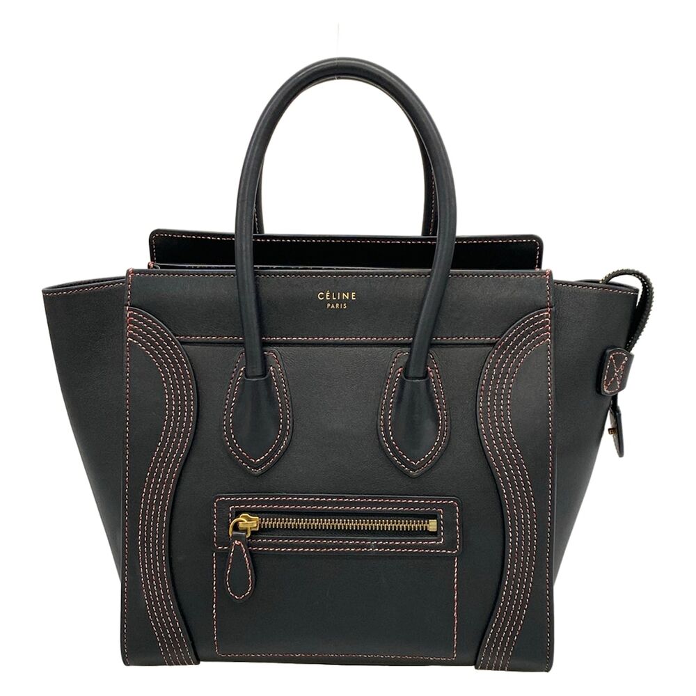 Celine Luggage Micro Shopper Handbag